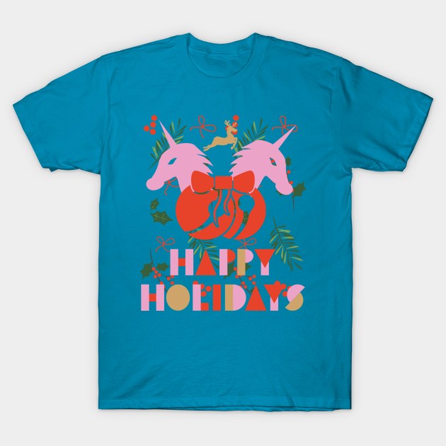 happy holidays T-Shirt by rayanammmar